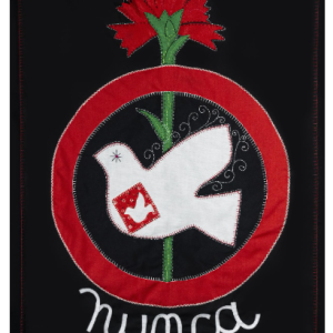 Arpillera contemporánea : Nunca +